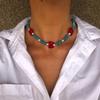 Sophisticated Freshwater Pearls Collar Necklace Adjustable Length Clavicle Chain Beaded Neckchain Ornament for Parties