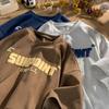 Herr Retro High Street Tung Bomull Lös Passform Sommar T-shirt