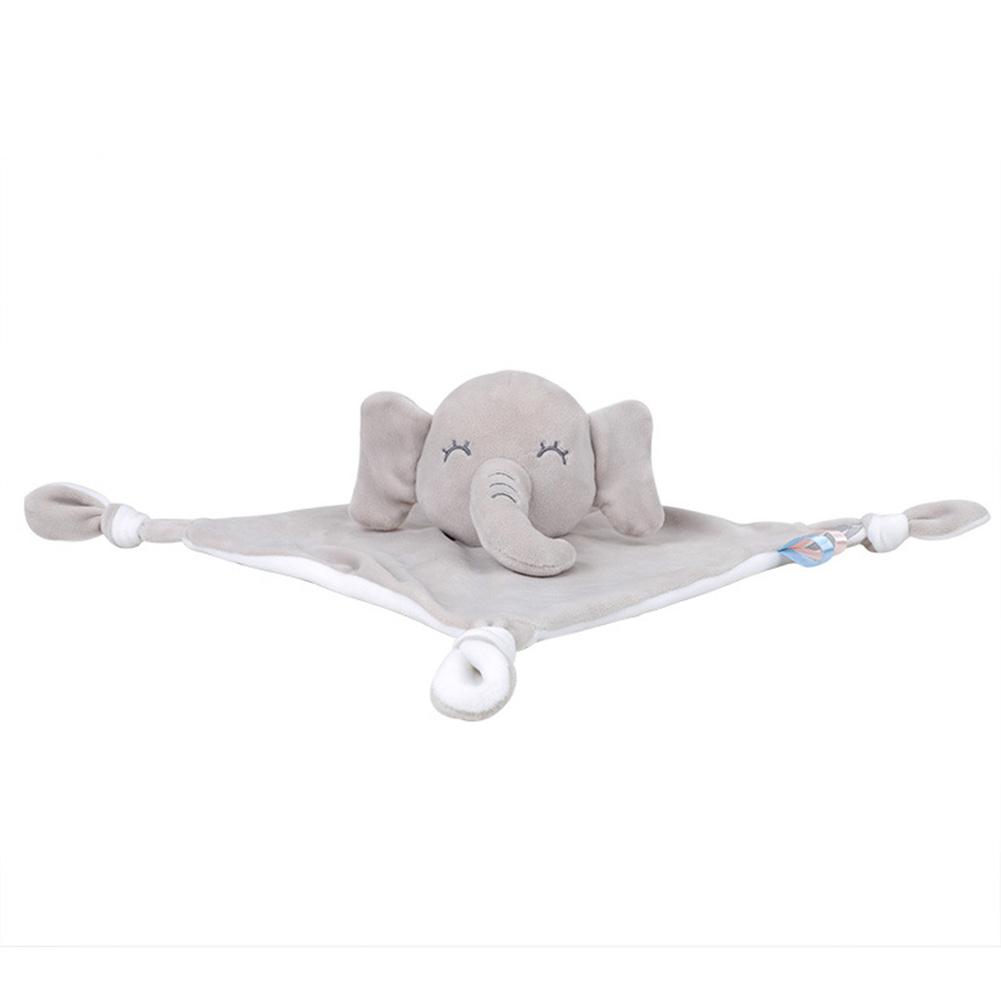 

Infant Animal Soothe Appease Towel Soft Plush Comforting Toy Pacify Appeasing Towel Elephant#0