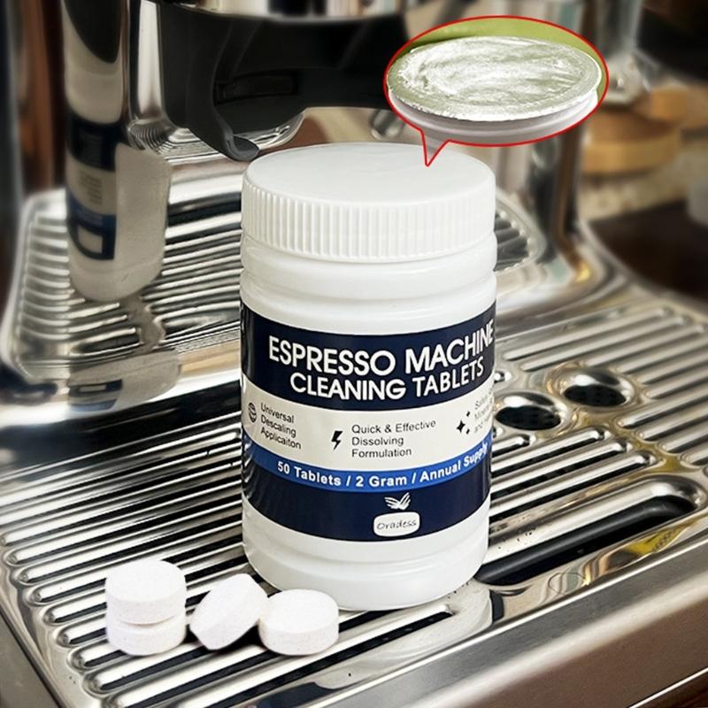60 Stück Kaffeemaschinen-Reinigungstabletten Lösen sich leicht auf, um interne Ablagerungen zu entfernen und die Leistung zu erhalten
