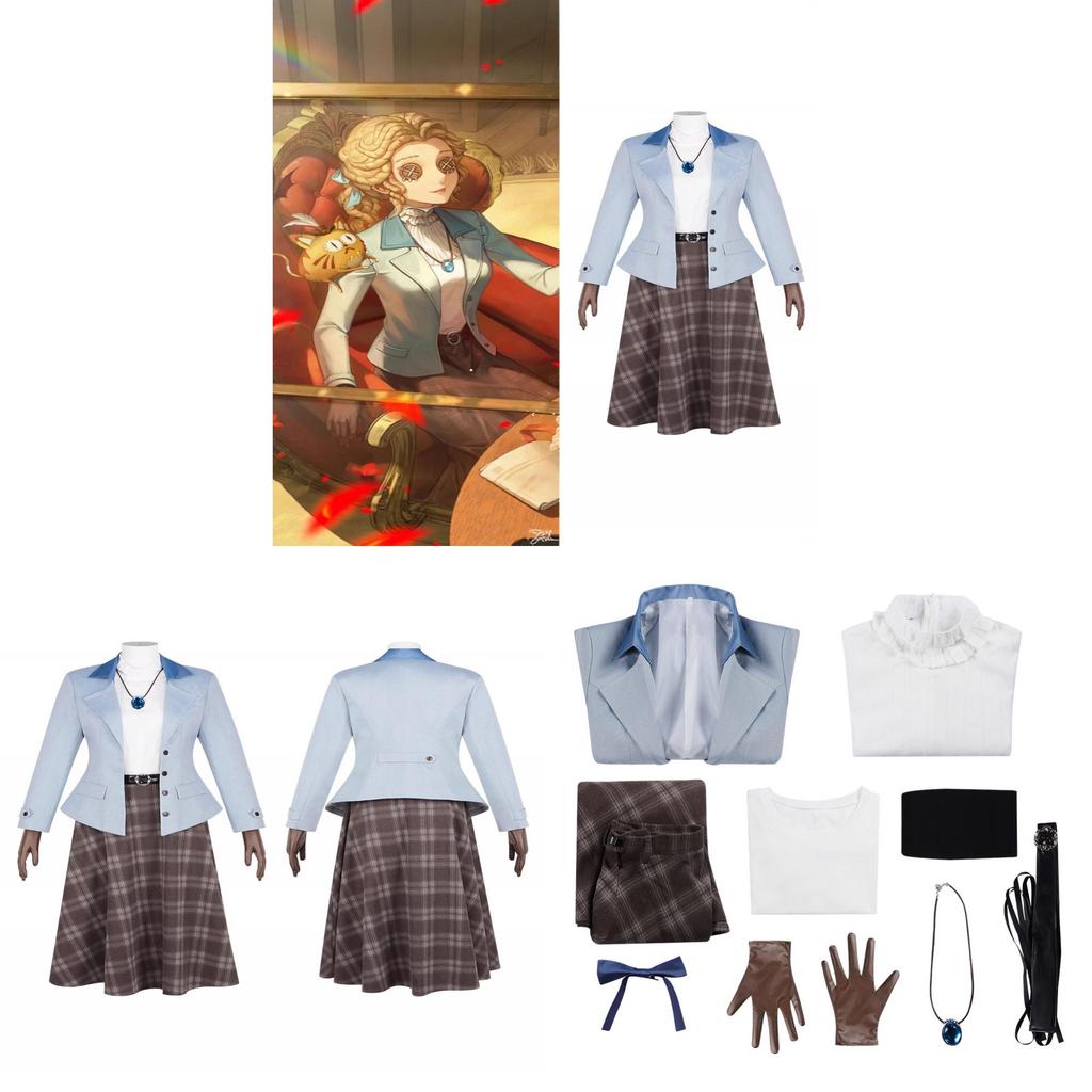 Fifth Personality Alice Rose Cosplay Costume For Halloween And Stage Shows