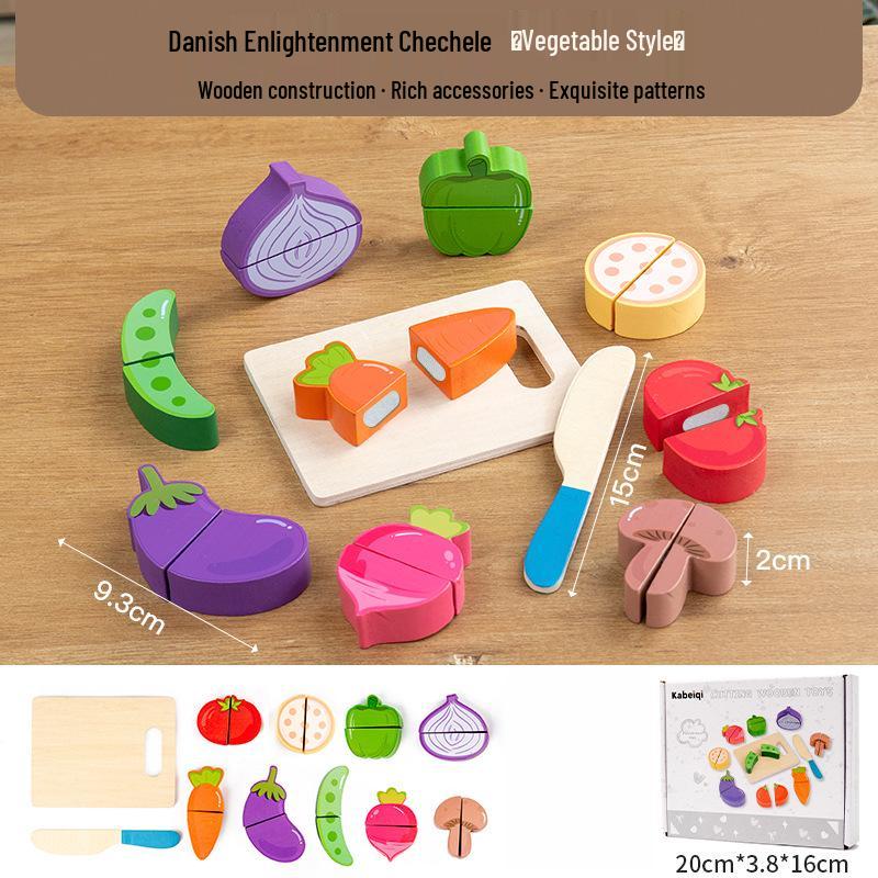 Wooden Danish Ice Cream & Tea Playhouse Toy for Kids & Parents