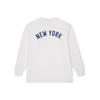 New Era FW25 MLB Team Series New York Yankees Waffle Letter Logo Print Embroidered Loose Casual Long Sleeve T-Shirt Unisex T-Shirt 14858057