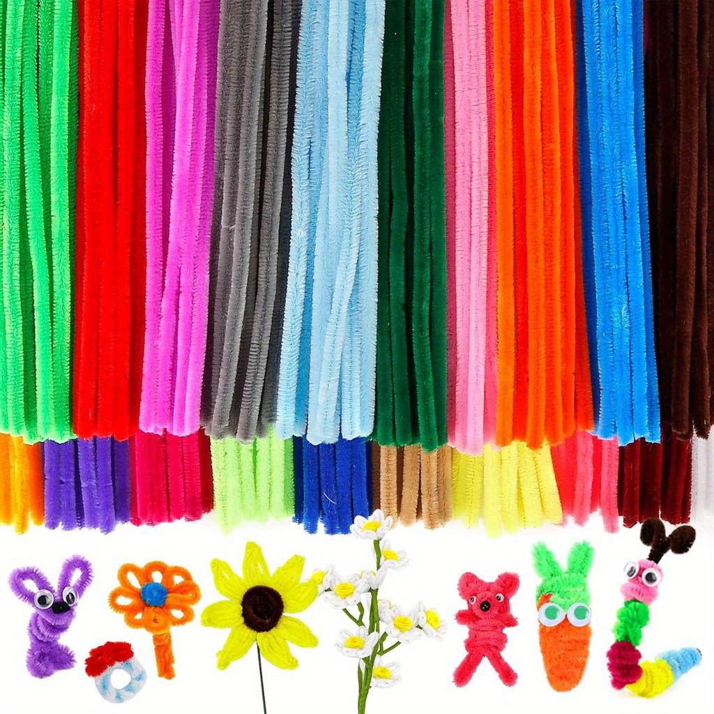 151pcs Multi Color Pipe Cleaners - 11.8" Craft Supplies Bulk for DIY Art & Craft Projects, Mother's Day Party ZSY