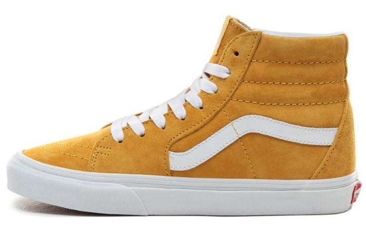 Vans In Pig Suede SK8 HI Mango Mojito Yellow VN0A4BV6V77 35