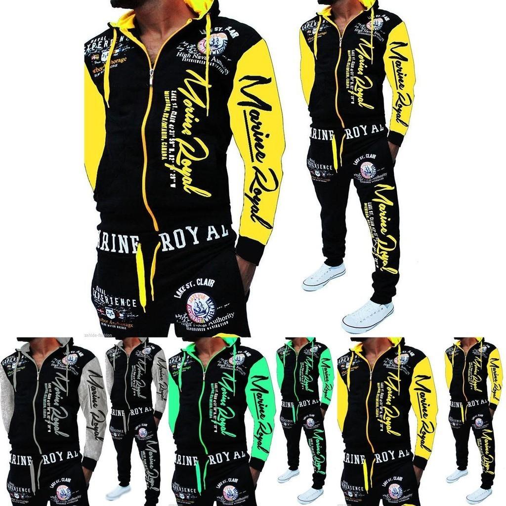Womens Mens Jogging Suit Trousers Jacket Tracksuit Fitness Partner Sports Sets