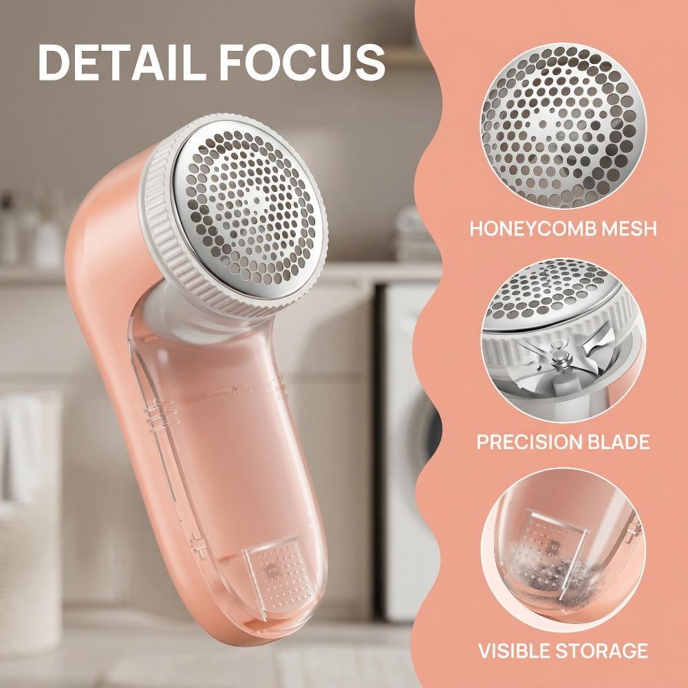USB Plug Fabric Shaver Lint Remover Portable Defuzzer for Clothes Sofa Blanket
