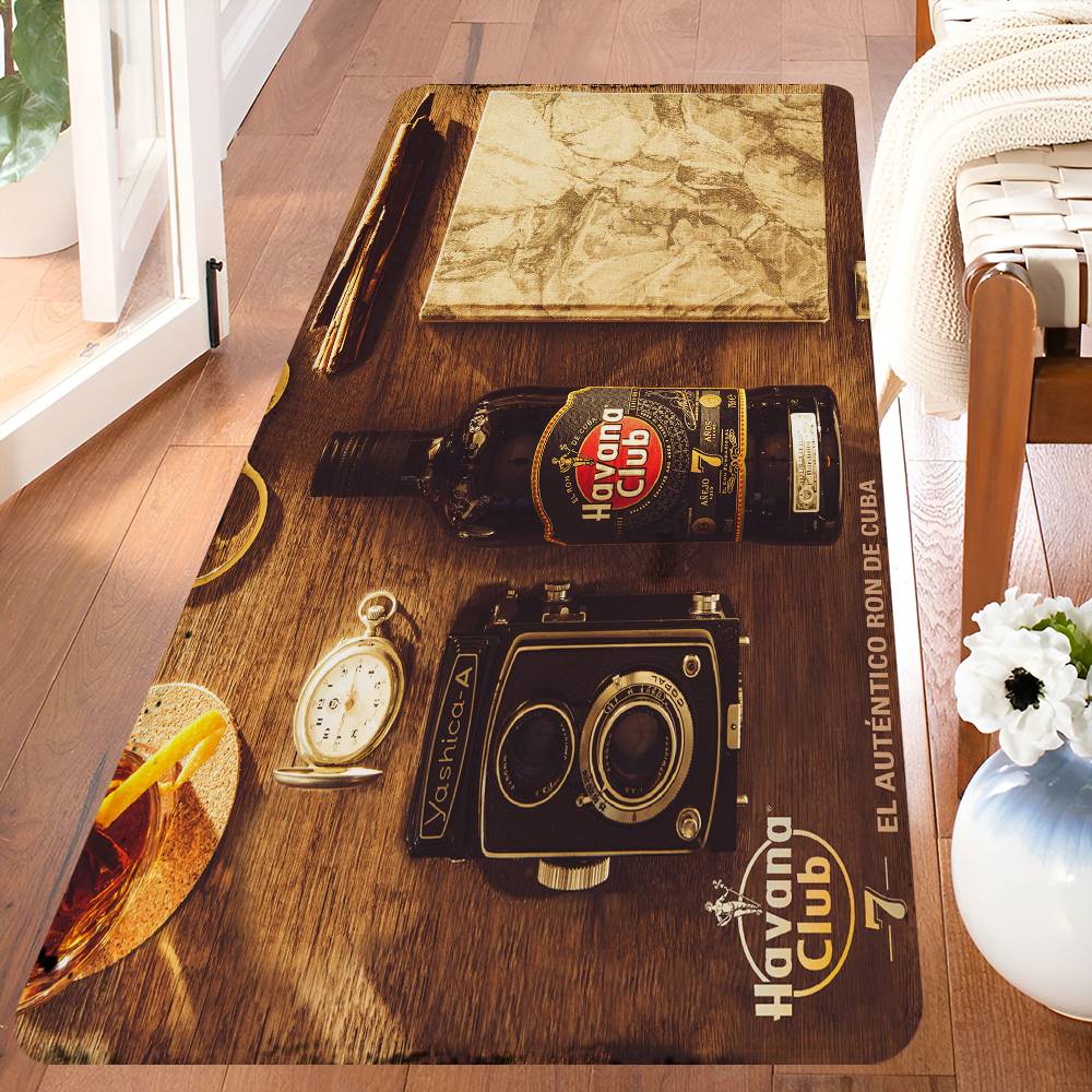 H-Havana C-Club Floor Mat Non-Slip Laundry Room Mat Laundry Decor Balcony Child Living Room Bedside Mats