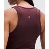 Lululemon Softy Suedey Crewneck Cropped Tank Top Garnet Garnet