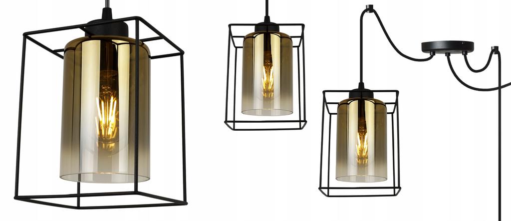MODERN ELEGANT GLASS HANGING LAMP