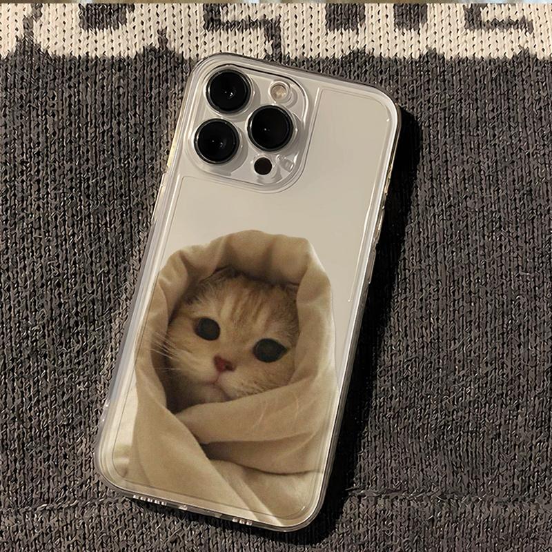 

Funny Cat Series Phone Case For IPhone 17 13 15 11 12 14 16 Pro Max Air 7 8 16e Shockproof Transparent Cover Silicone Soft Funda iphone 11