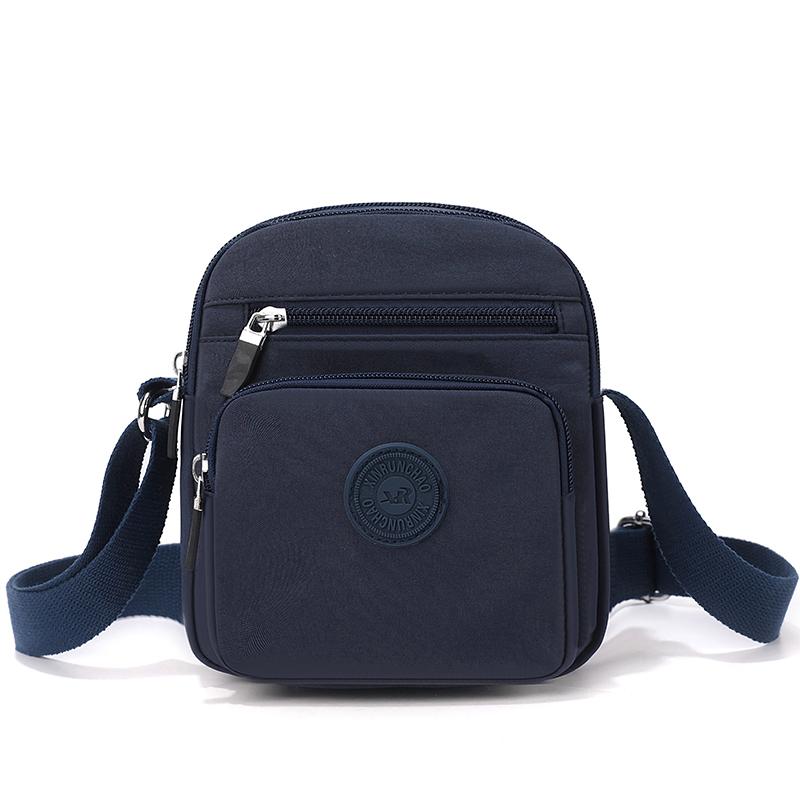 

Shoulder Bag Nylon Women s Bag Mobile Phone Coin Purse темно-синього кольору