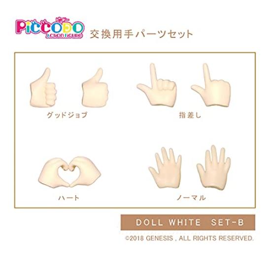 PICCODO Series PIC H002D Replacement Hand Set B Doll White