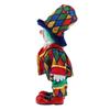 Porcelain Clown Figurine Doll Circus Entertainer Sculpture With Colorful Costume Great For Home Office Shelf Display