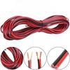 Red Extension Cable Speaker Cord Wire 22AWG 2pin 5050