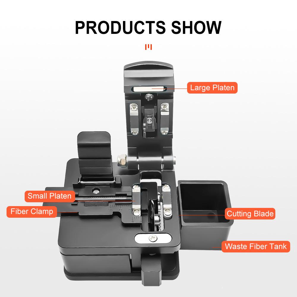 TM-67 Automatic Fiber Optic Cleaver & Stripper with Hot Melt Cable Cutter and Fusion Splicer.