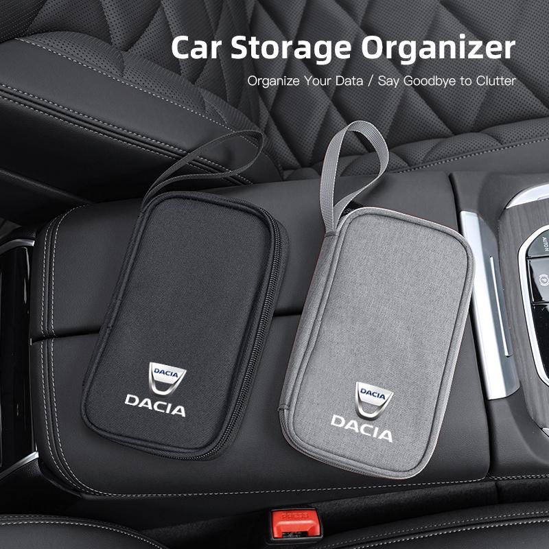 Accessories Portable Earphone Protective Cover Storage Bag For Dacia Duster Logan Sandero Jogger Spring Stepway Dokker Lodgy MCV