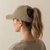 Hip Hop Empty Top Hat Adjustable Sun Protection Peaked Hat Vintage Washed Baseball Cap  Outdoor