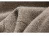 Women's 100% Wool Knit Wide-Leg High-Waist Floor-Length Pants for Autumn/Winter Casual Wear