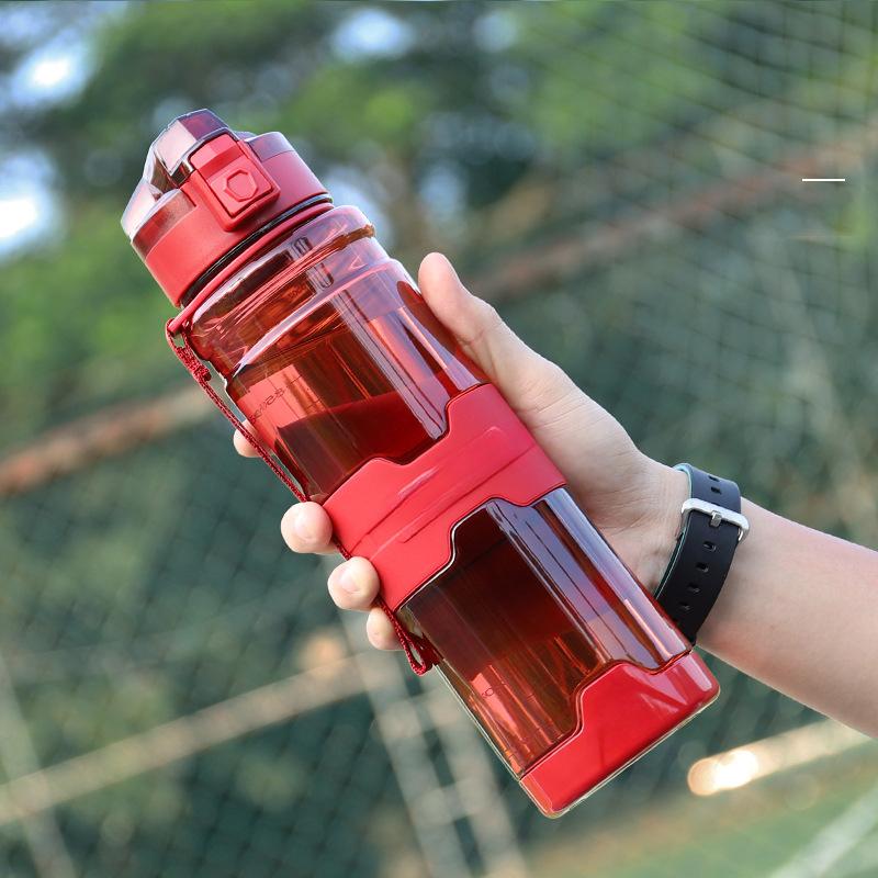 Super-Kapazität Outdoor Sports Wasserkocher Transparent Bouncing Fitness Tritan Wasserbecher Geschenk Kunststoff Space Cup