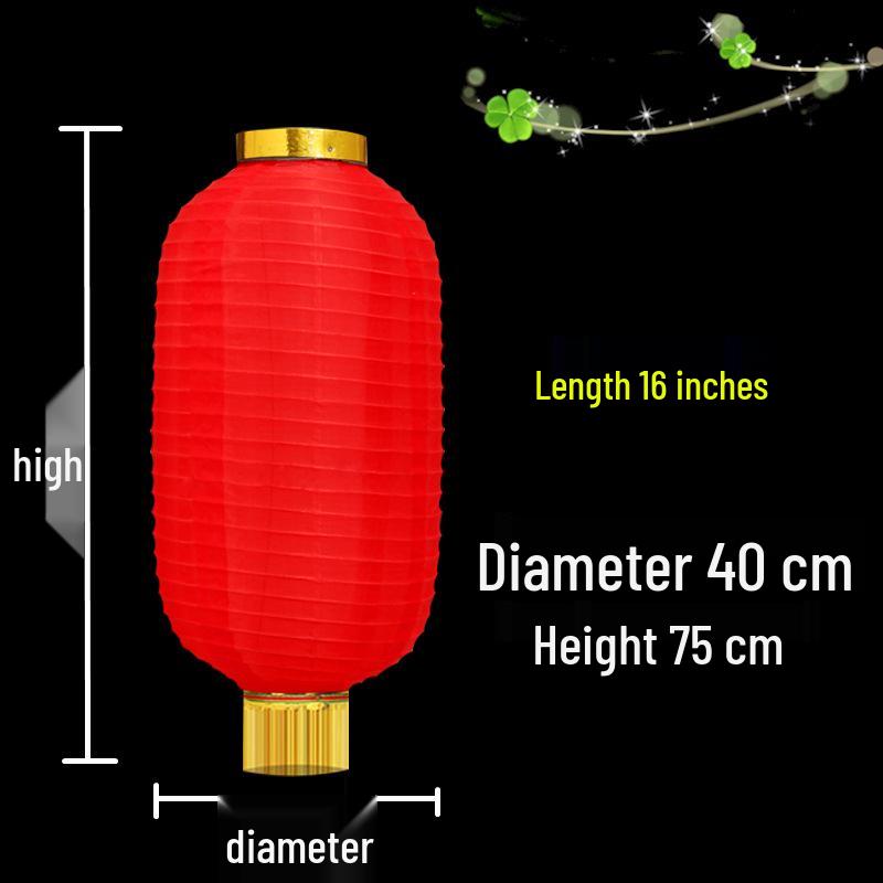 Outdoor Waterproof Gourd Lanterns: Red String Hanging Ornaments for New Year and Mid-Autumn Festivals