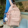 Schoolbag New School Bag Girls Elementary School 1011 Junior High School Students High School Students Large Capacity Backpack Girls Alphabet Backpack