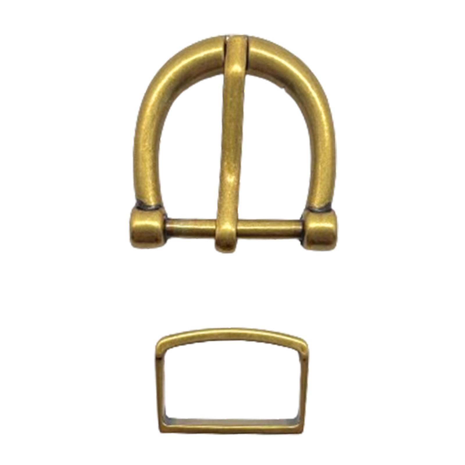 

Classical Metal Belt Buckle and Rings Set For Men Women Pin Buckle Belt Easy Install Belt Accessory For Everyday Wear G