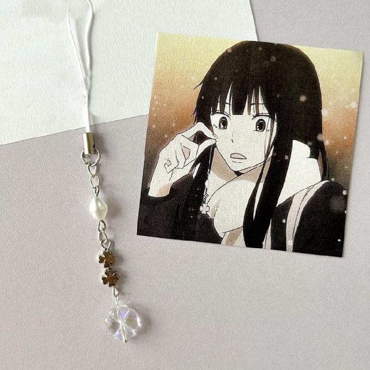 2Pieces Bag Pendant Plant Phone Chain Four Leaf Phone Charm Backpack Accessories Phone Pendant Suitable for Any Occasion