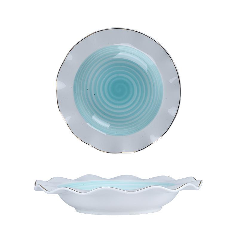 Clearance, Ceramic Gradual Change Phnom Penh Tableware Plate Bowl