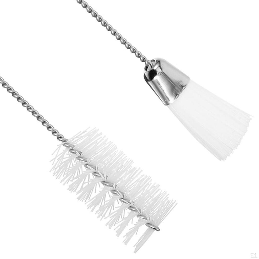 2 Stück Nähmaschinenreinigungsbürsten Zubehör Doppelkopf Praktisch Kompakt Saxophon