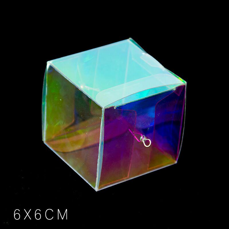 Радужный бриллиантовый куб Свадебное потолочное украшение для декора