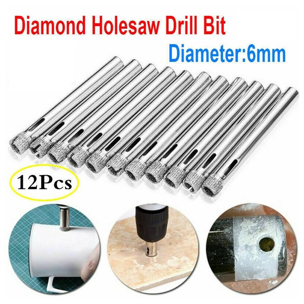 Diamond 6mm Diamond Coated Drill Bit Drill Hole Set