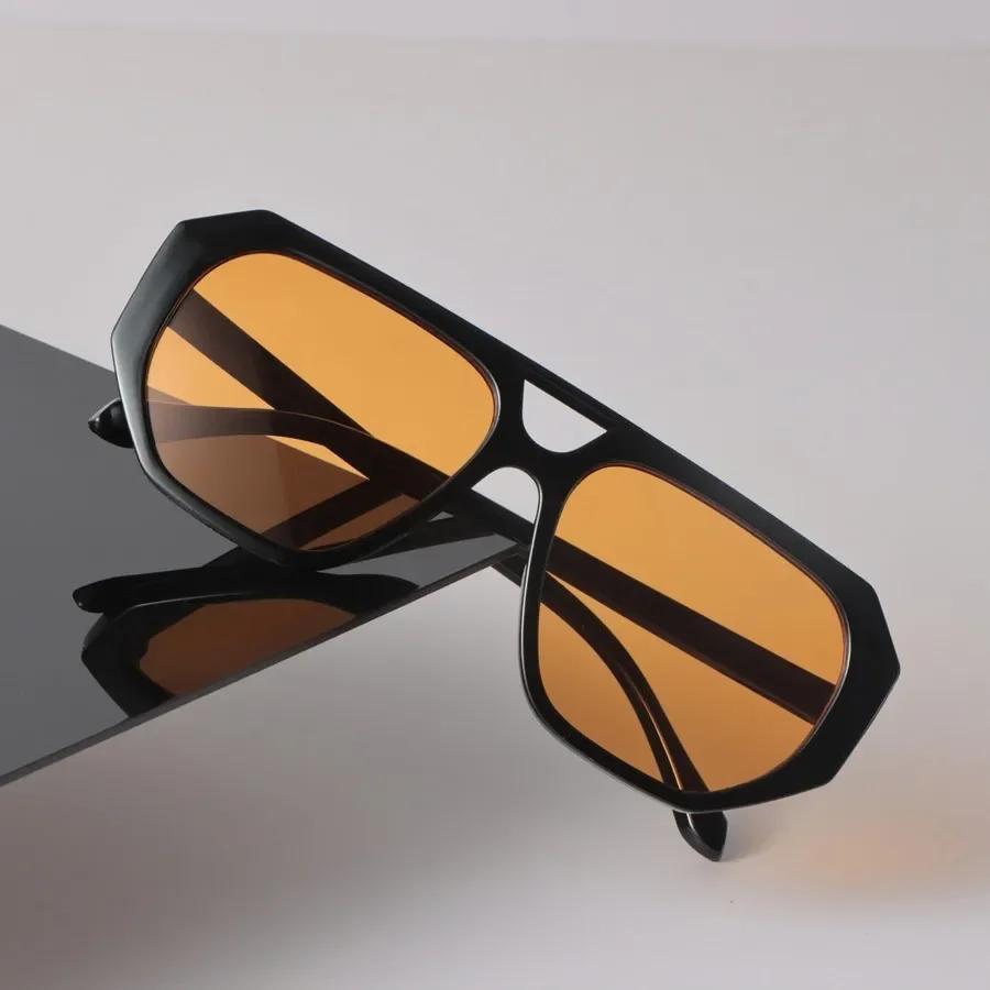 Square Sunglasses Women Men Vintage Stylish Mirror Minimalist Lens Sun Glasses Female Male Cool Personality