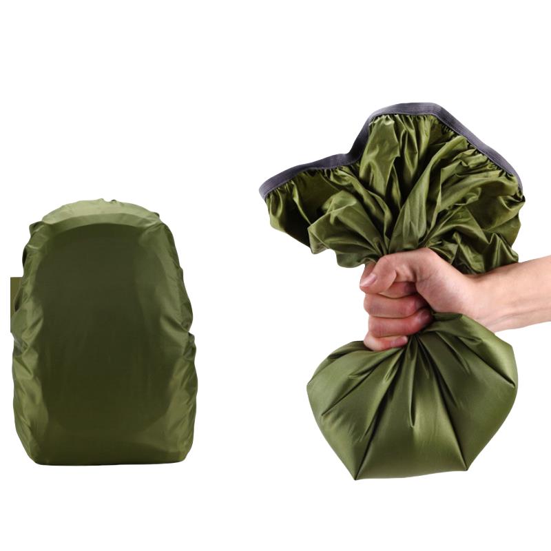 Backpack Rain Cover 35L Outdoor Camping Hiking Mountaineering Dust Backpack Covers Waterproof Rain Cap Cover Phrase Pattern