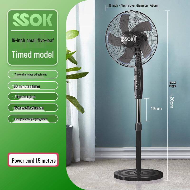 

16-дюймовый мощный осциллирующий напольный вентилятор с пультом дистанционного управления 16-inch