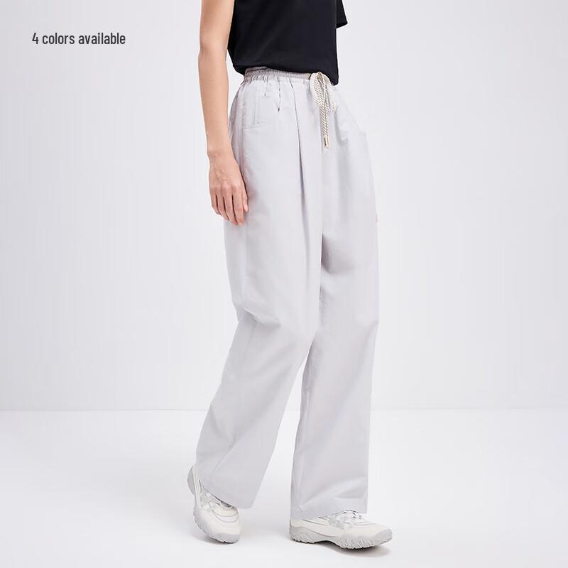 Navigare Women's Solid Casual Loose Long Pants