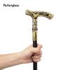 Gold Black Animal Bear Eagle Wolf Goat Deer  Walking Cane Fashion Decorative Gentleman Elegant Cosplay Cane Knob Crosier 90cm