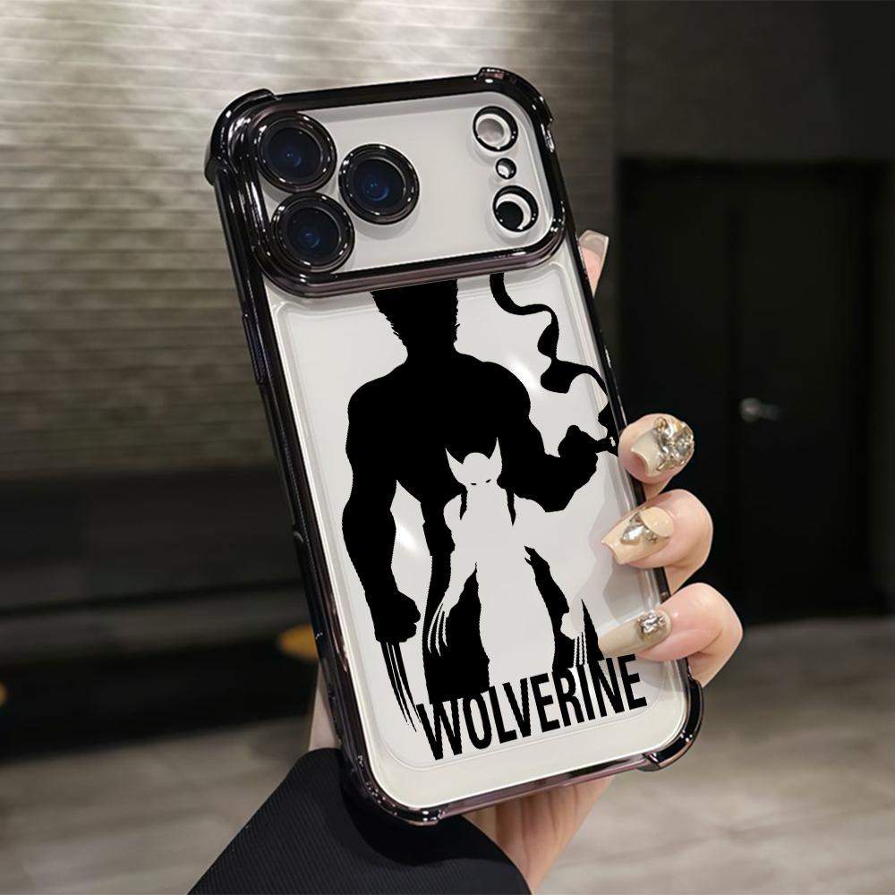 

Groot Hulk Wolverines Phone Case for Google Pixe 10 9 9A 8 8A 7 7A Pro XL 5G Anti-drop Transparent Soft Cover Google Pixel 9 Pro