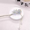 Ancient Peach Blossom Fringed Hairpin, High-end Niche Hairpin, New Chinese Hair Accessories, Step Shake Hanfu Disc Hair Hairpin, Female