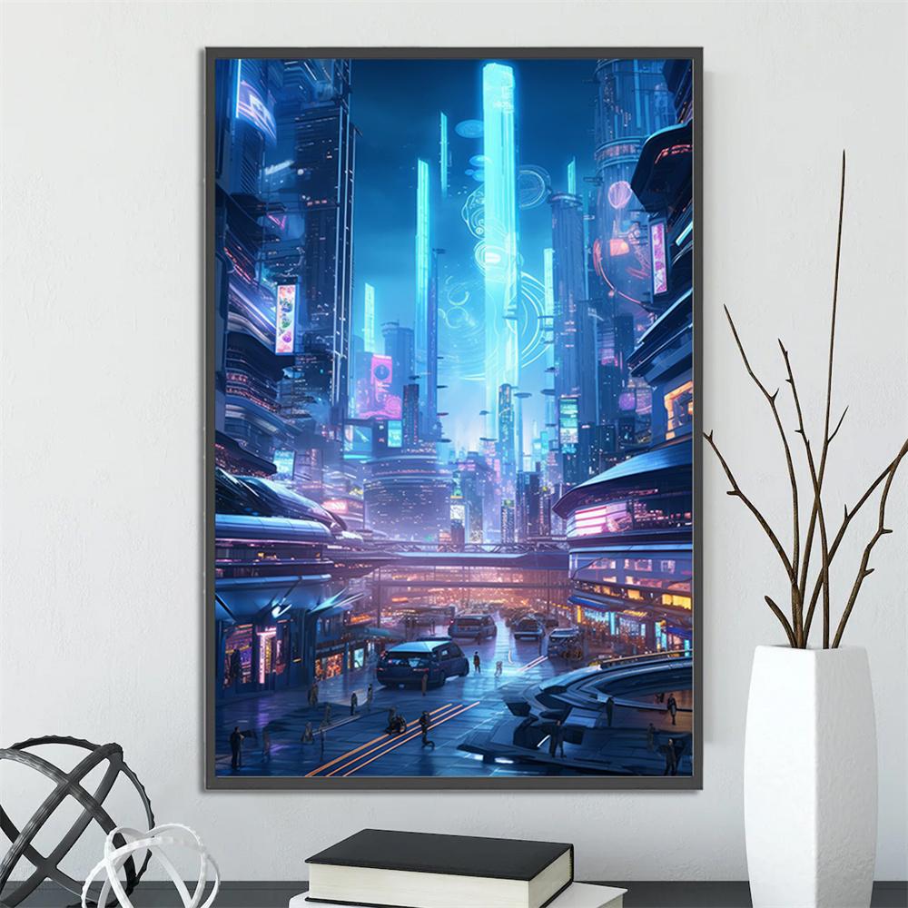 City Diamond Painting Mosaic Embroidery Cross Stitch Kit Home Decor 5D DIY Art Collection Craft Room Gift