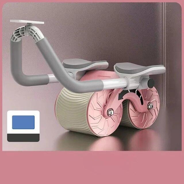 Automatischer Rebound-Ellenbogen-Roller, Bauchstärkungs-Radgerät, Fitness-Roller zum Abnehmen des Bauches, Fitnessgerät für den Sport