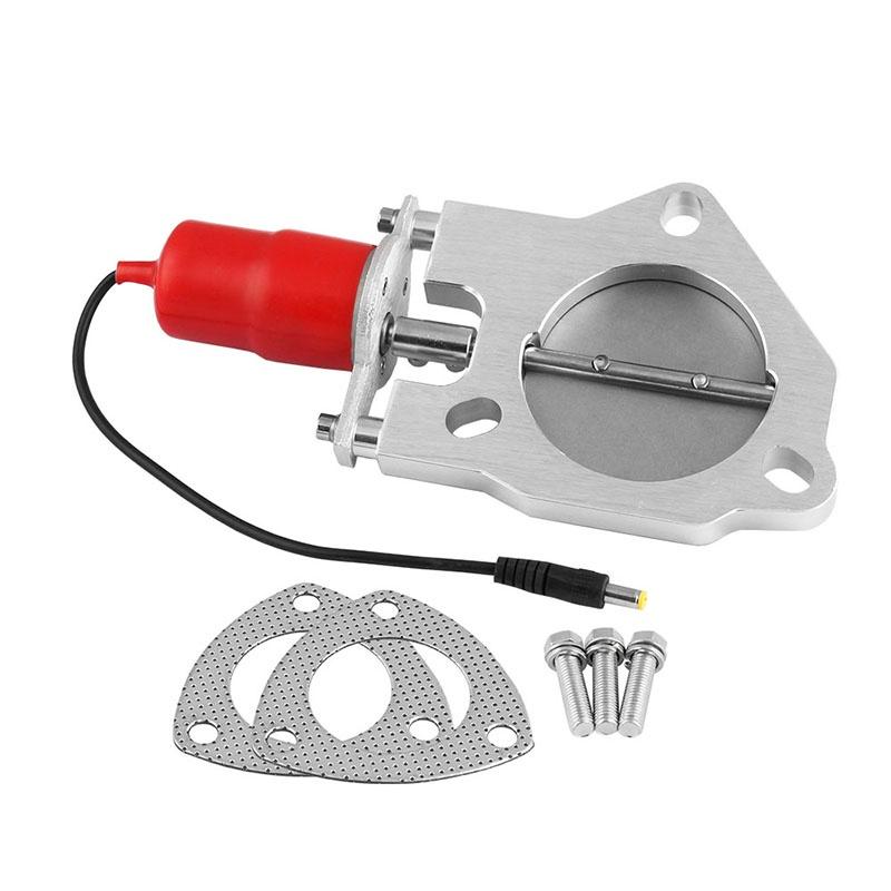Premium Qualität 2,5"/3" Elektrische Auspuffklappe mit Fernbedienung Ventilmotor für Universelle Passform