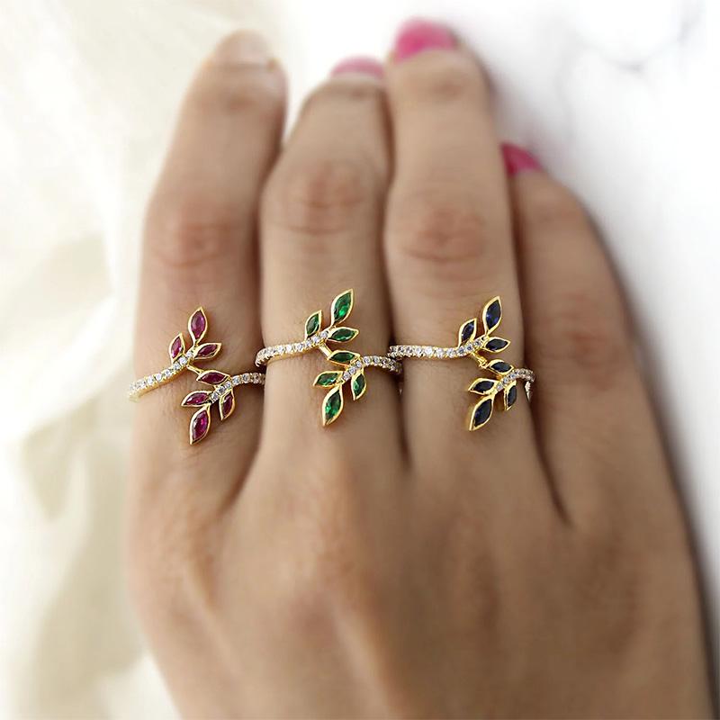Huitan Chic Aesthetic Finger Ring Lady Engagement Jewelry with Bright Zirconia Delicate Design Accessories for Wedding Party