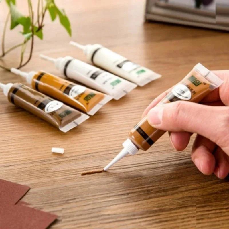 Multi-color Solid Wood Furniture Slight Scratch Removing Repair Cream Repair Materials Makeup Paste for Household 2024