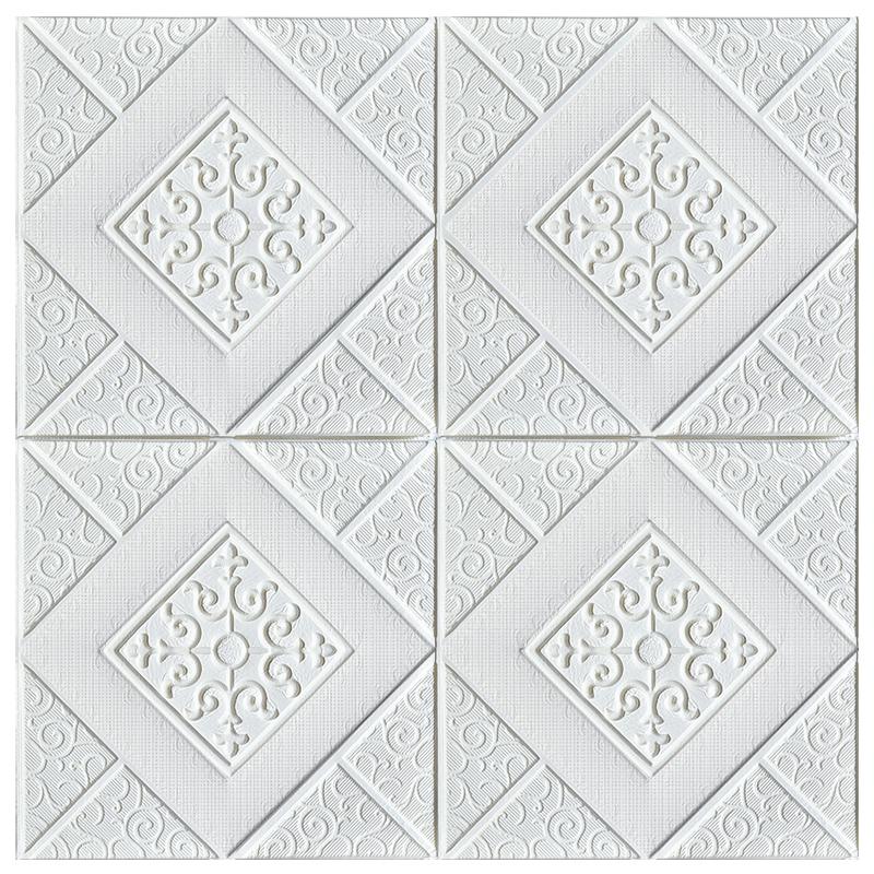 3D decorative waterproof and moisture-proof 70 * 70cm brick self-adhesive ceiling wallpaper wall sticker foam wallpaper home