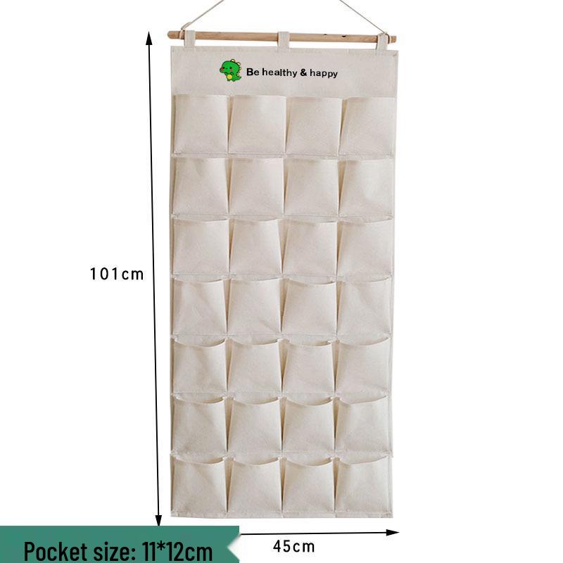 Wen'er Wandmontierte Mehrschichtige Hängeaufbewahrungstasche für Studentenwohnheime