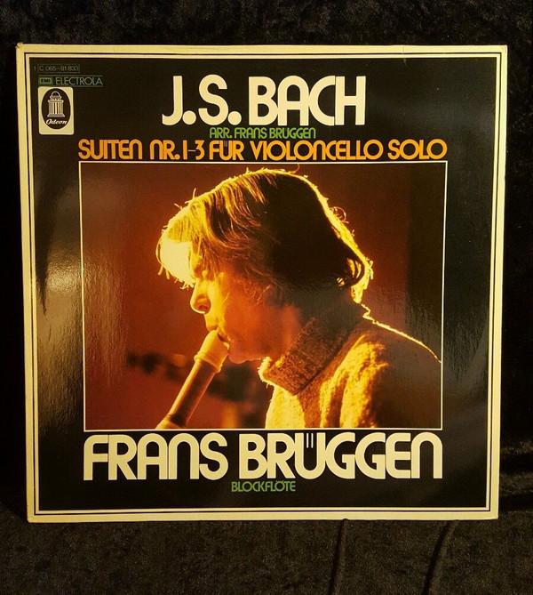 

LP Record JOHANN SEBASTIAN BACH ARR. FRANS BR - Suiten Nr.1-3 Fur Violoncello Solo, 1C06581833 EMI Electrola 1974 Germany Classical Used