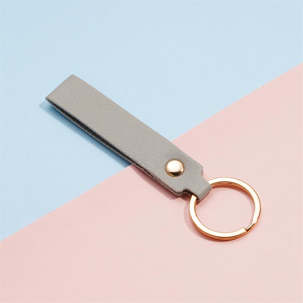 1/5pcs PU Leather Keychain Business Gift Leather Key Chain for Men Women Car Key Strap Waist Wallet KeyChains Keyrings