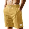 Men'S Straight Work Pants Fashionable And Casual Drawstring Shorts