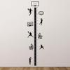 Height Chart Wall Decal Decoration Accurate Self Adhesive Wall Ruler Wall Decor for Nursery Bedroom Living Room Home Play Room